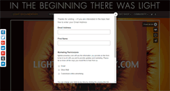 Desktop Screenshot of lightdocumentary.com